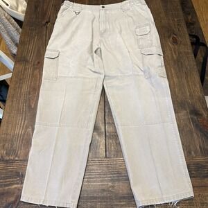 511 Tactical Pants Mens Size 40x32 Beige Ripstop Double Knee Cargo, Distressed‎